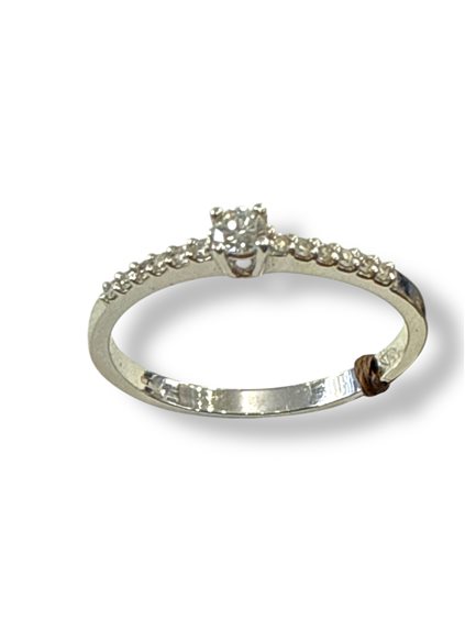 Anello Gianni Pace Donna Gianni Pace in Oro bianco Diamante 0.09 Ct GPGSLCC1 - GPGSLCC1